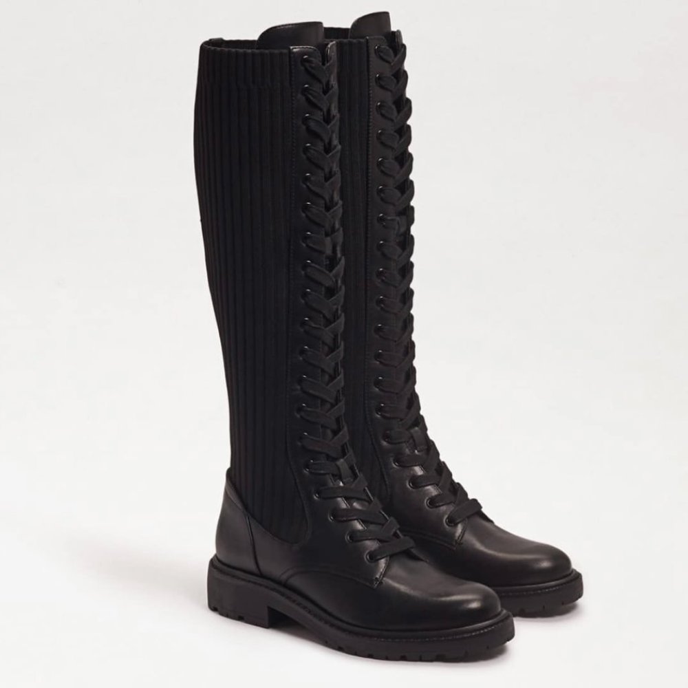 Lila Lace Up Tall Boot Sam Edelman